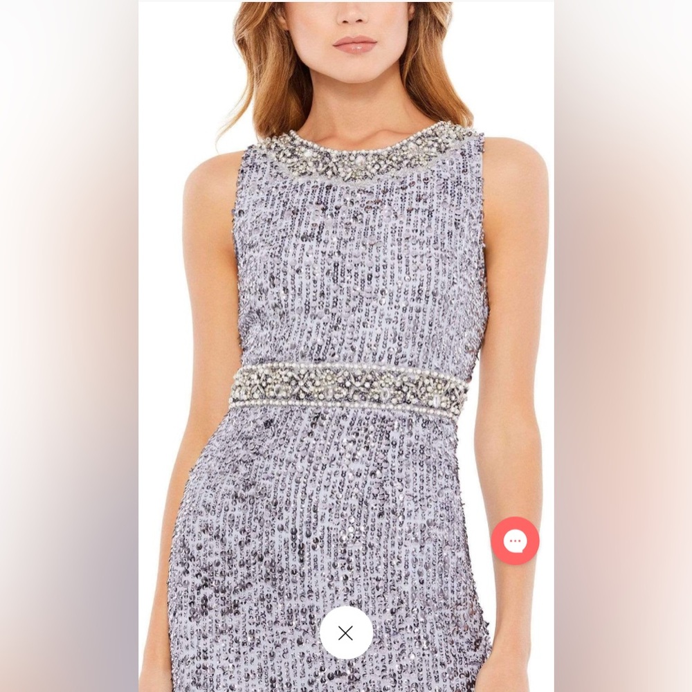 Jewel neck embellished midi dress - Picture 3 of 3